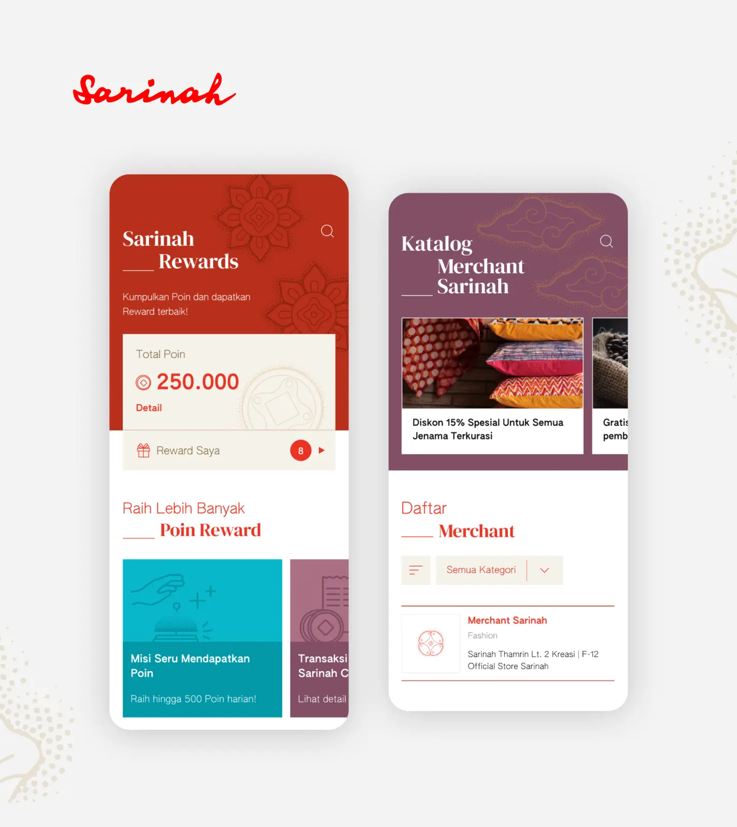 Sarinah Loyalty App